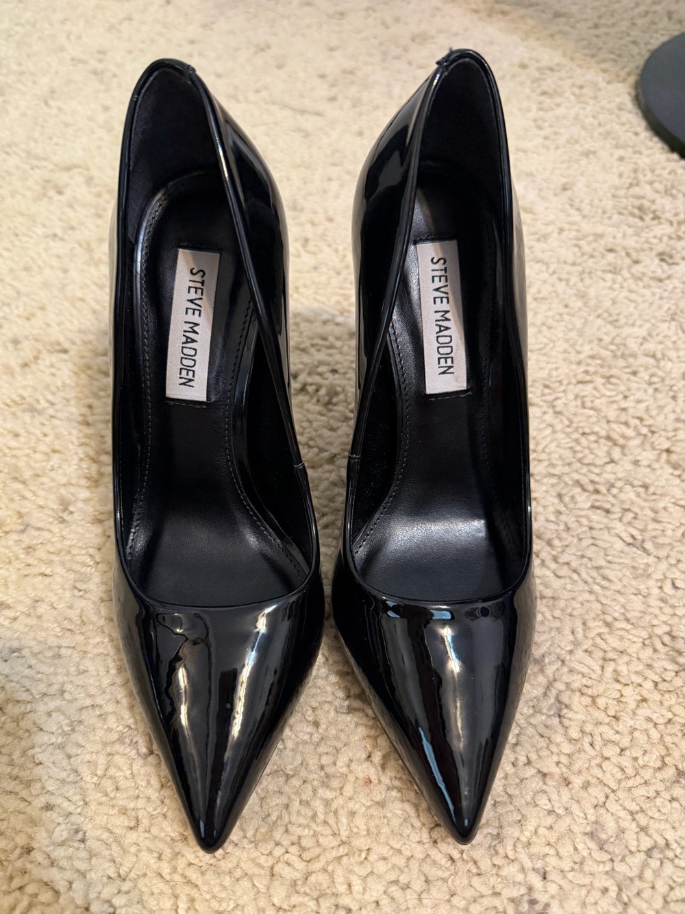 Steve Madden Black Patent High Heels Size 5